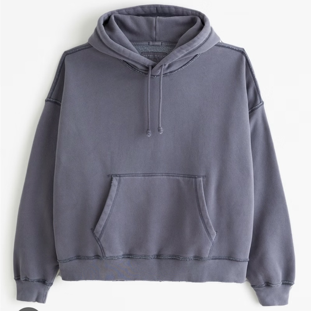 Abercrombie Essential Cropped Hoodie
